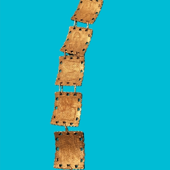 1950s Rome Italy Panel Charm Bracelet Trevi Fountain, St. Peters Square, Colosse - Picture 3 of 6